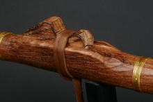 Black Locust Wood Native American Flute, Minor, Mid G-4, #D11L